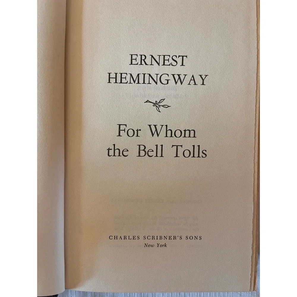 Ernest Hemingway 3 Book Set For Whom the Bell Tolls Sun Also Rises Farewell Arms